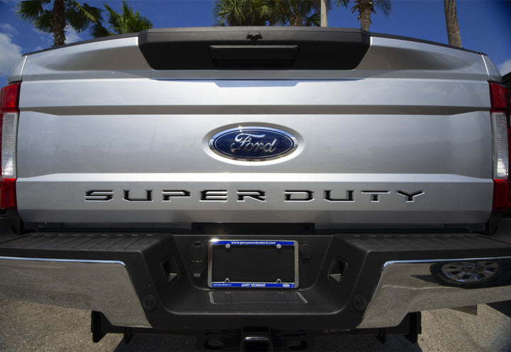 Tailgate Letter Inserts Fits 2017-2019 Ford Super Duty