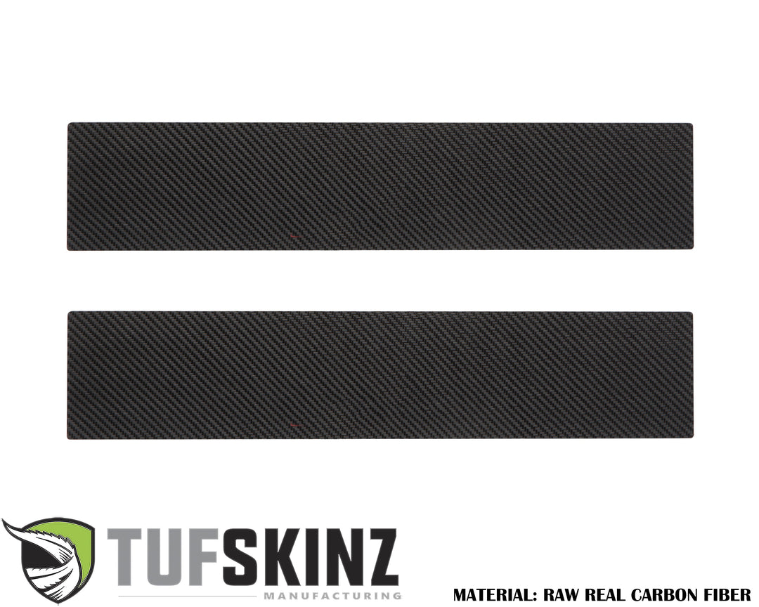 Door Sill Protection Overlays (Real Carbon Fiber) Fits 2015-2020 Ford F-150