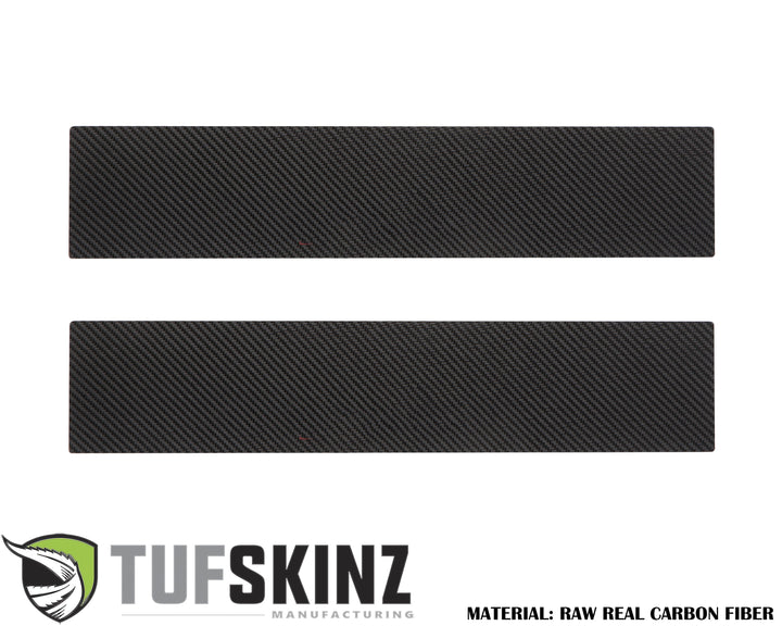 Door Sill Protection Overlays (Real Carbon Fiber) Fits 2015-2020 Ford F-150
