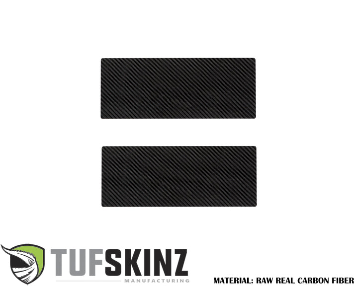 Door Sill Protection Overlays (Real Carbon Fiber) Fits 2015-2020 Ford F-150