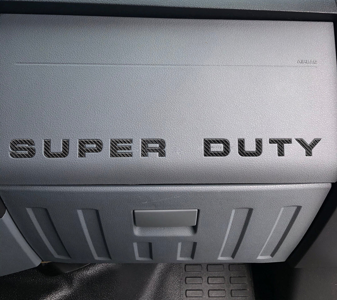 Glove Box Letter Inserts Fits Fits 2008-2016 Ford Super Duty