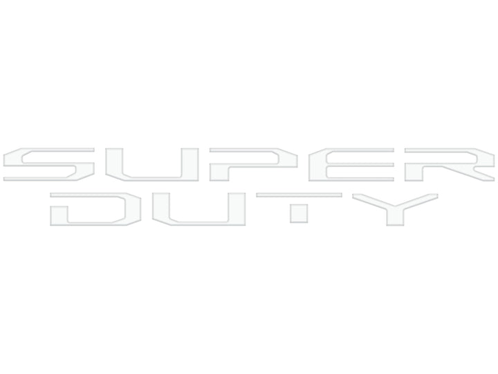 Tailgate Letter Overlays Fits 2020-2022 Ford Super Duty