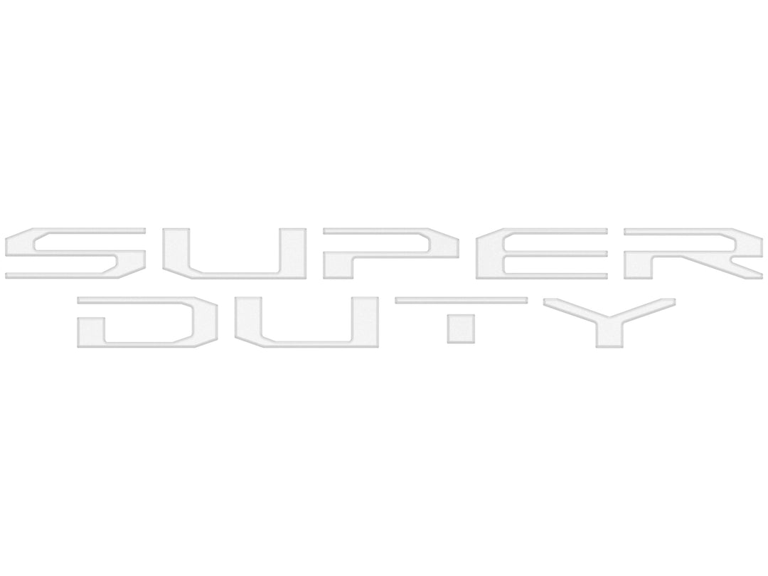 Tailgate Letter Overlays Fits 2020-2022 Ford Super Duty