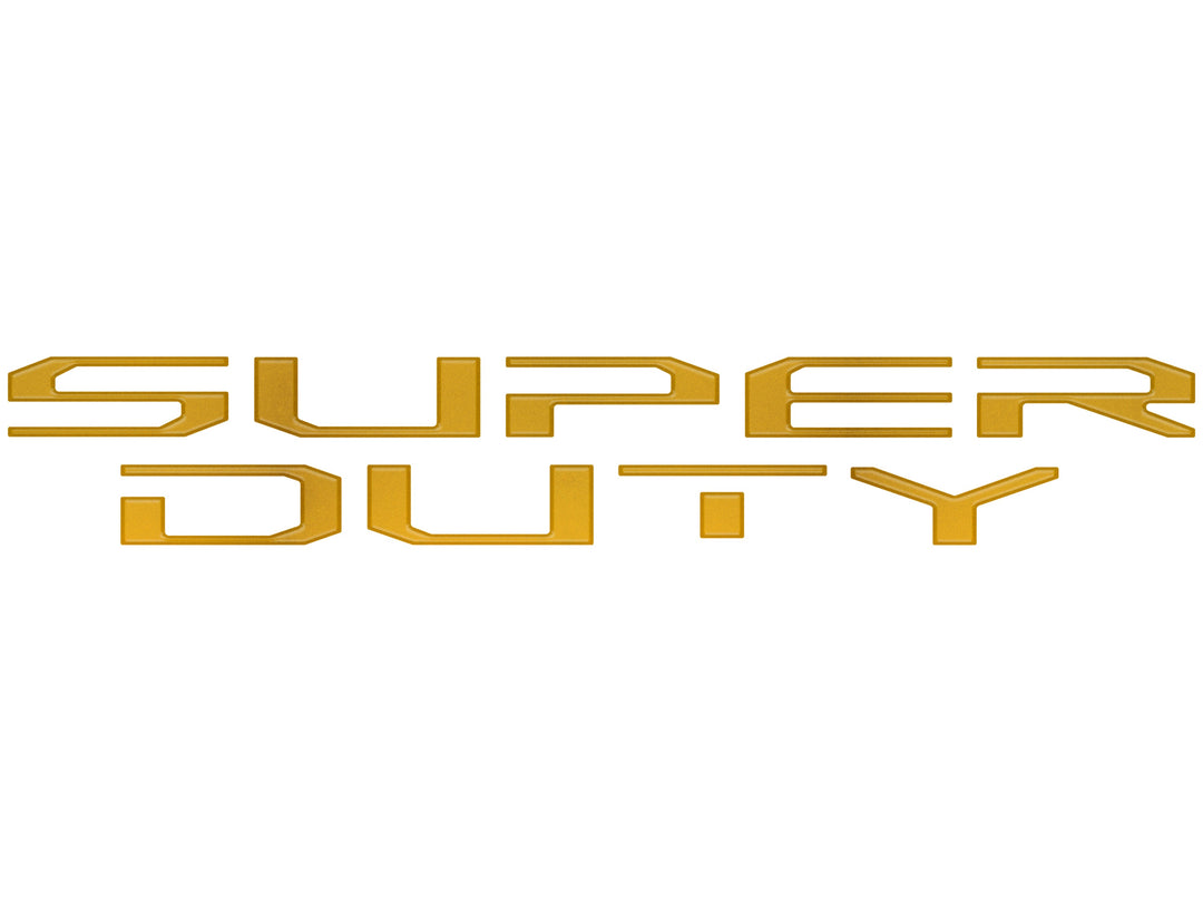 Tailgate Letter Overlays Fits 2020-2022 Ford Super Duty