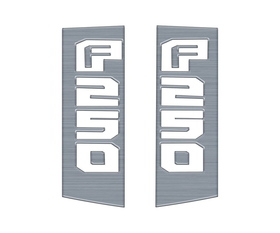 Side Emblem Accent Trim Fits 2017-2022 Ford Super Duty