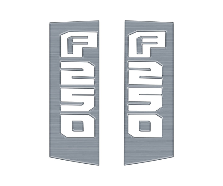 Side Emblem Accent Trim Fits 2017-2022 Ford Super Duty