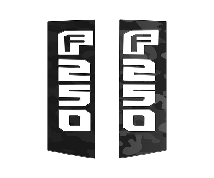 Side Emblem Accent Trim Fits 2017-2022 Ford Super Duty