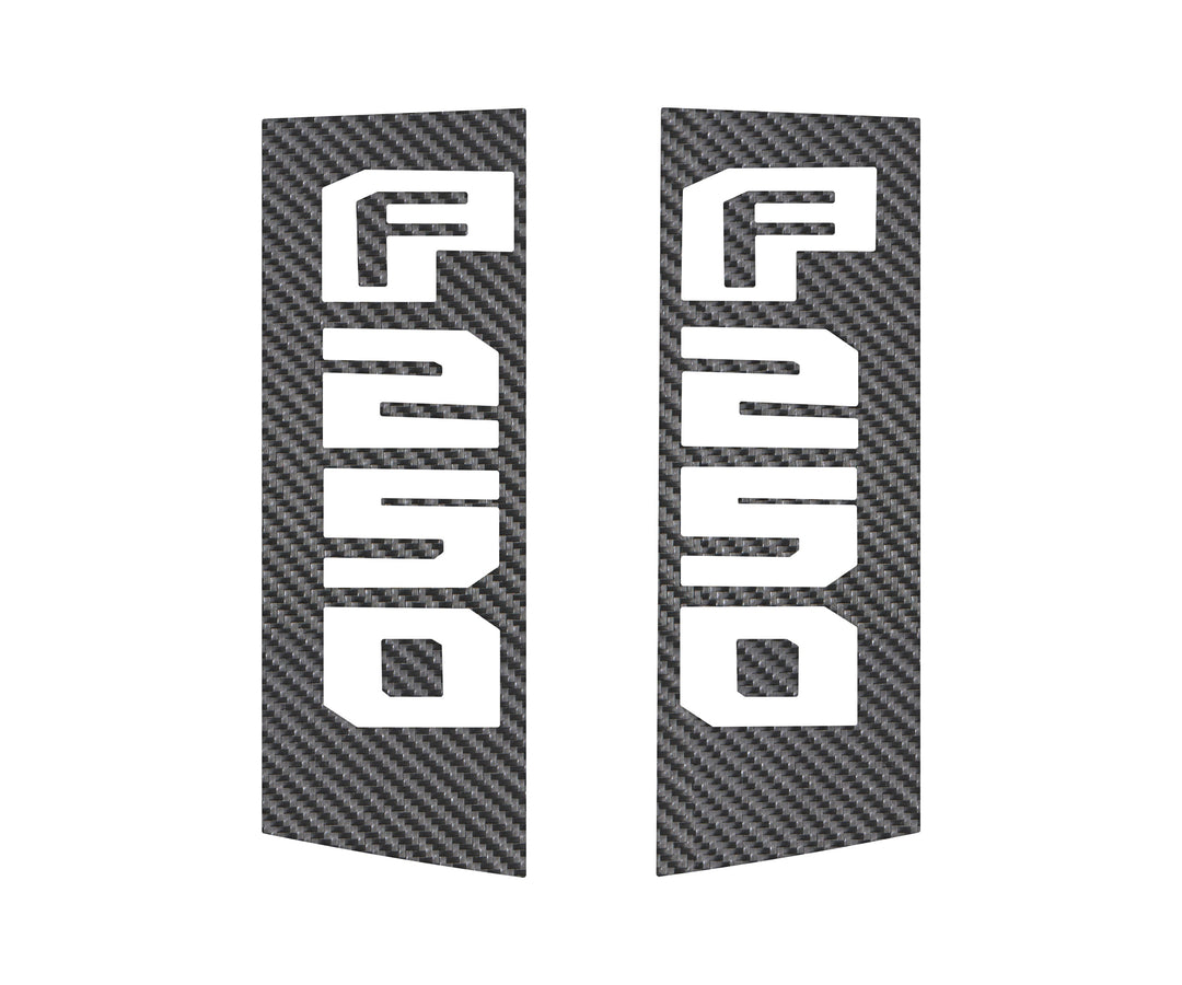 Side Emblem Accent Trim Fits 2017-2022 Ford Super Duty