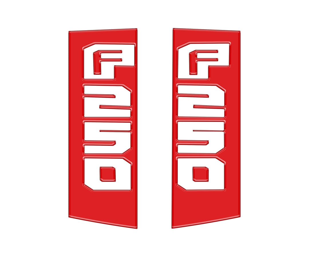 Side Emblem Accent Trim Fits 2017-2022 Ford Super Duty