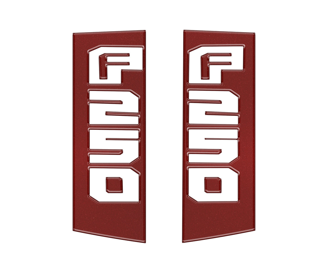 Side Emblem Accent Trim Fits 2017-2022 Ford Super Duty