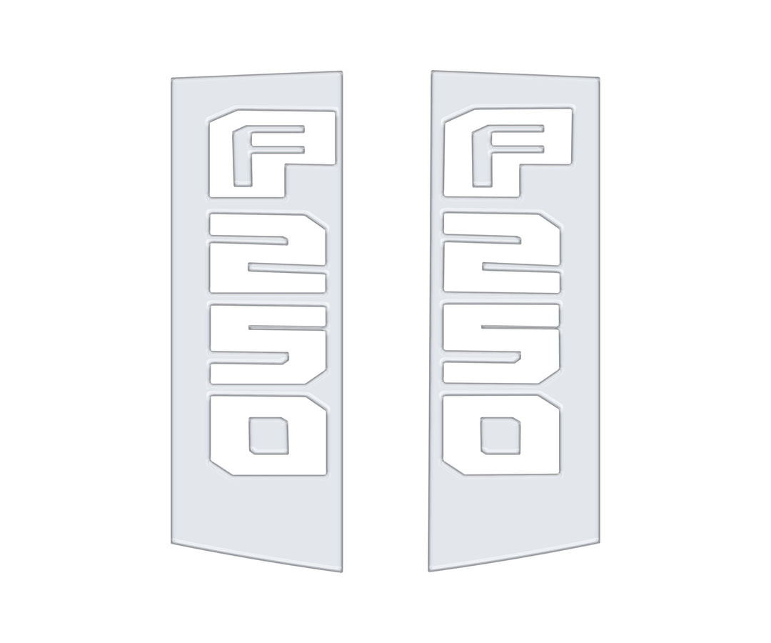 Side Emblem Accent Trim Fits 2017-2022 Ford Super Duty