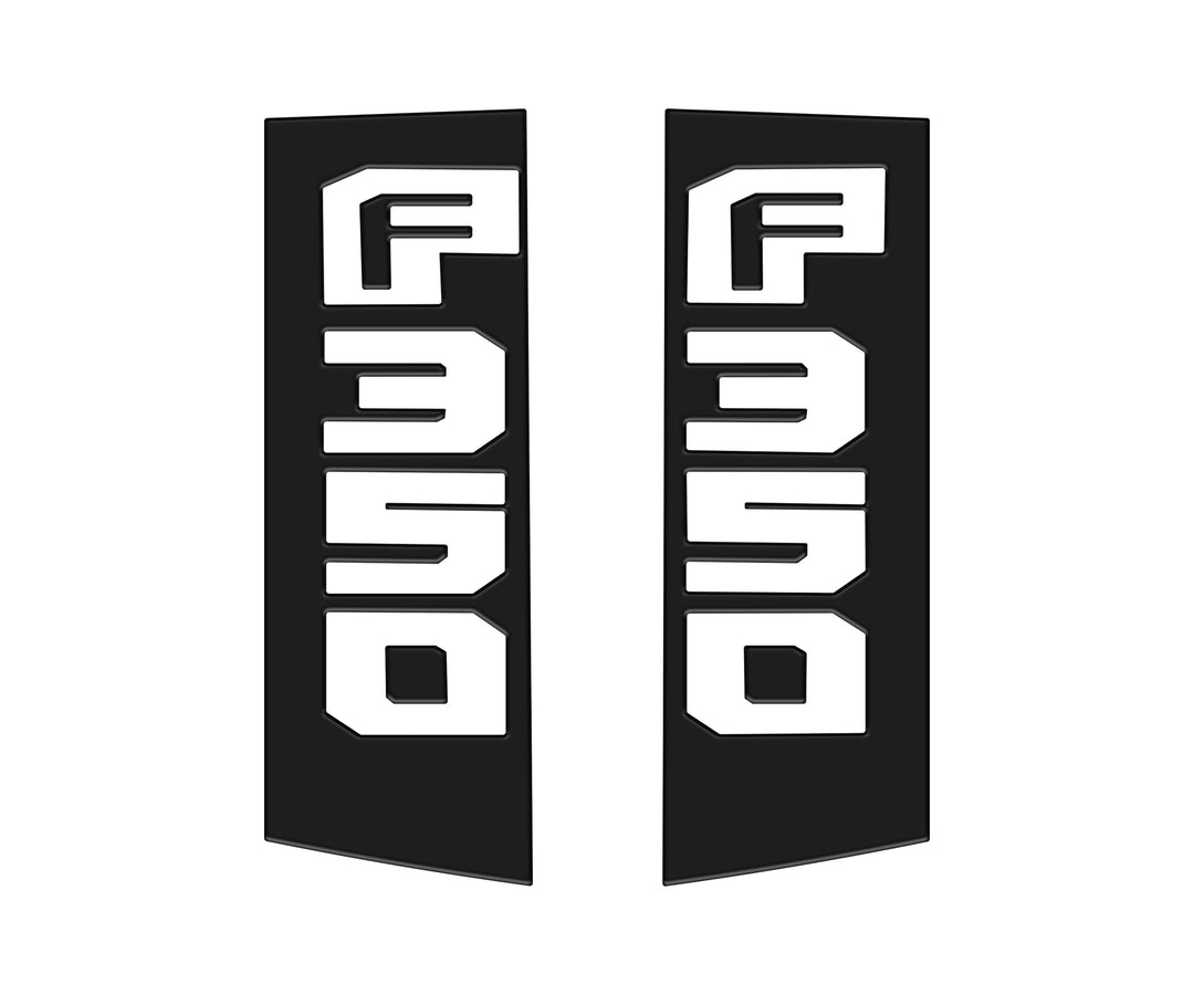 Side Emblem Accent Trim Fits 2017-2022 Ford Super Duty