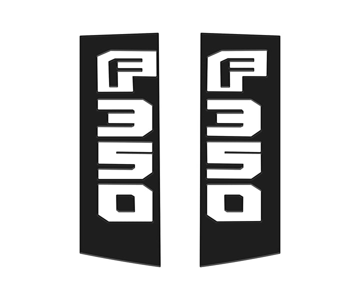 Side Emblem Accent Trim Fits 2017-2022 Ford Super Duty