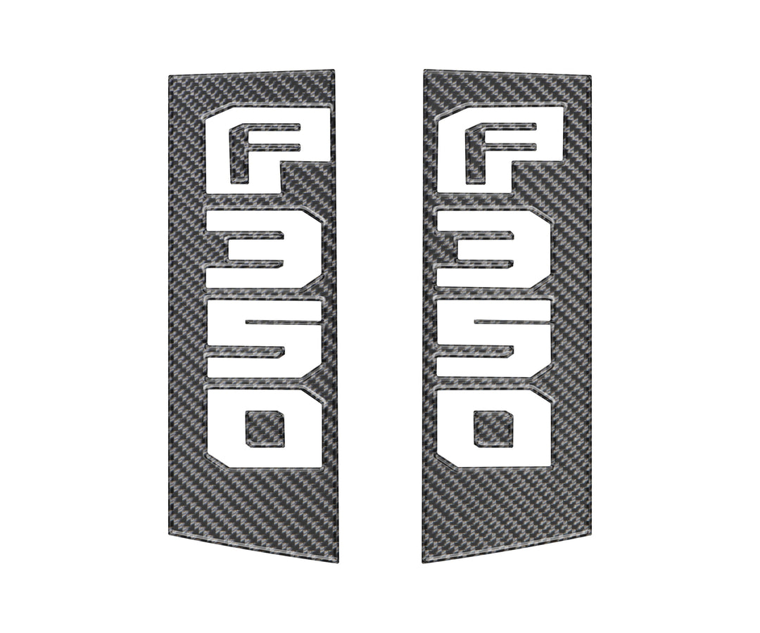 Side Emblem Accent Trim Fits 2017-2022 Ford Super Duty