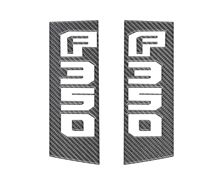 Side Emblem Accent Trim Fits 2017-2022 Ford Super Duty