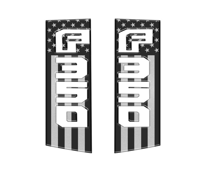 Side Emblem Accent Trim Fits 2017-2022 Ford Super Duty