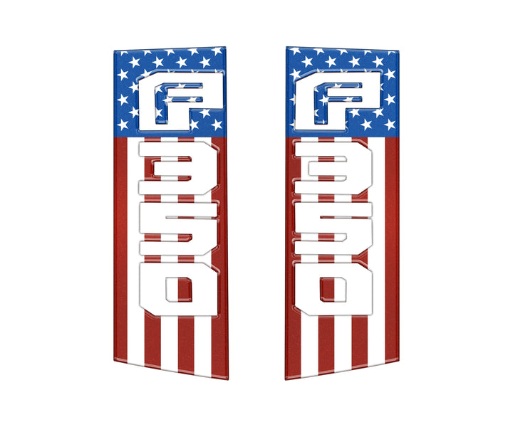 Side Emblem Accent Trim Fits 2017-2022 Ford Super Duty