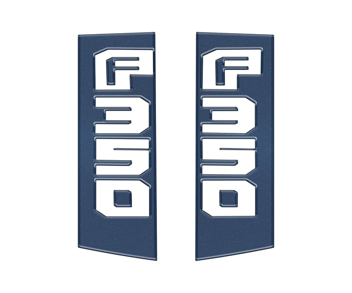 Side Emblem Accent Trim Fits 2017-2022 Ford Super Duty