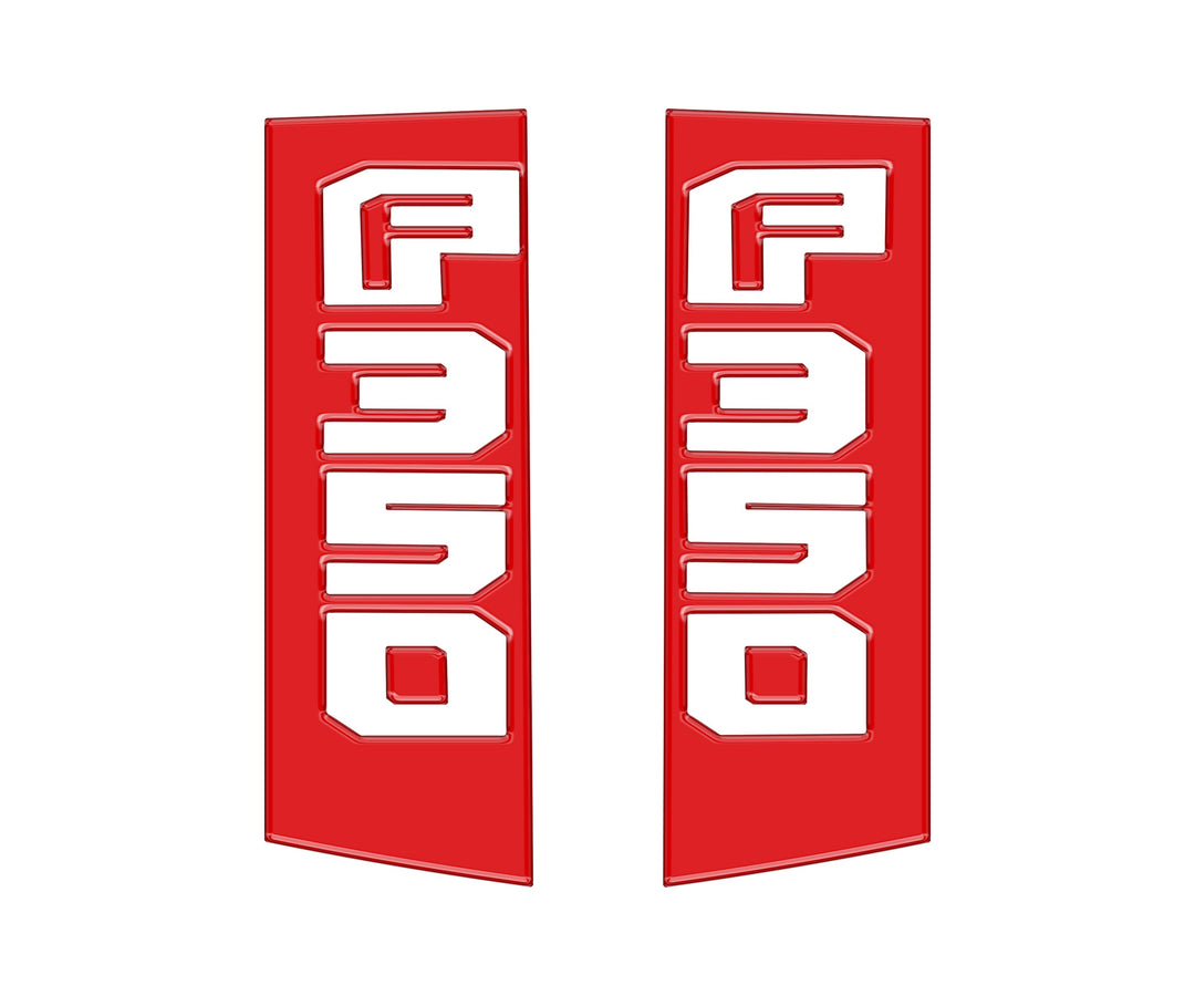 Side Emblem Accent Trim Fits 2017-2022 Ford Super Duty