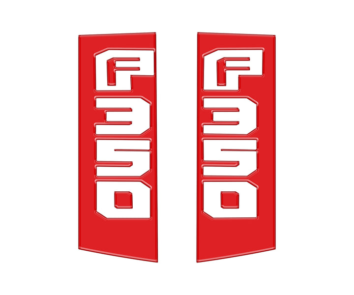 Side Emblem Accent Trim Fits 2017-2022 Ford Super Duty