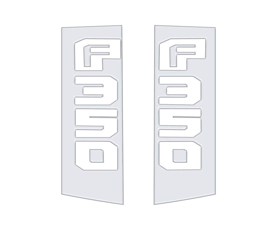 Side Emblem Accent Trim Fits 2017-2022 Ford Super Duty