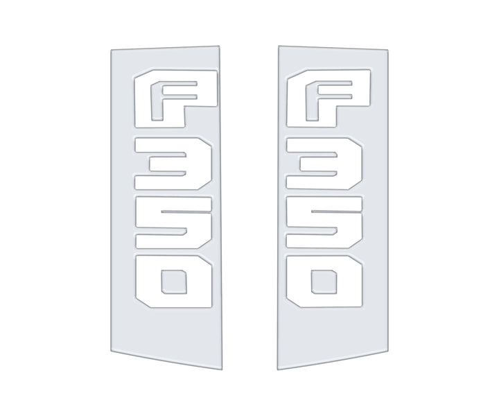 Side Emblem Accent Trim Fits 2017-2022 Ford Super Duty