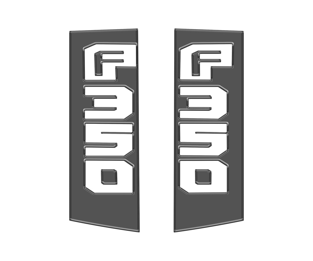 Side Emblem Accent Trim Fits 2017-2022 Ford Super Duty