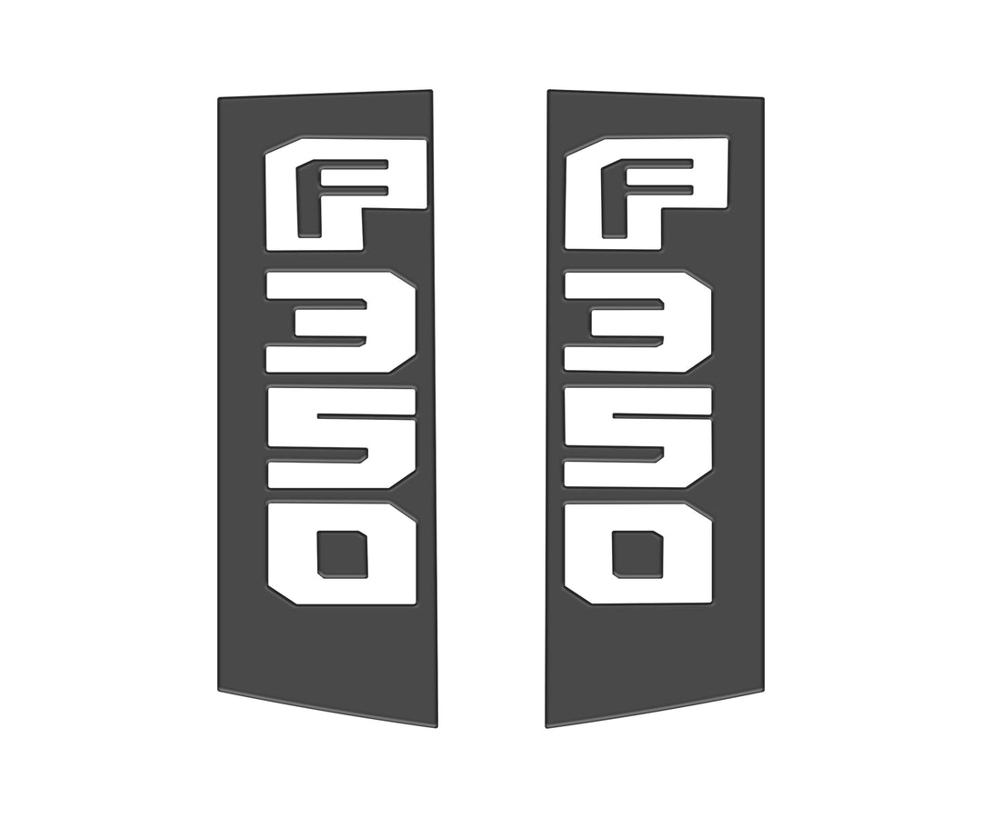 Side Emblem Accent Trim Fits 2017-2022 Ford Super Duty