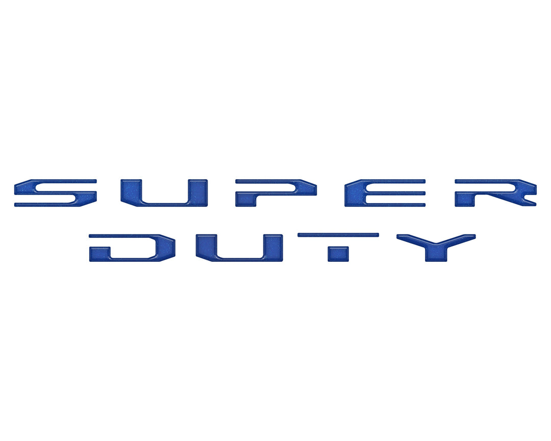 Tailgate Letter Overlays Fits 2023-2026 Ford King Ranch/Platinum/Limited Super Duty