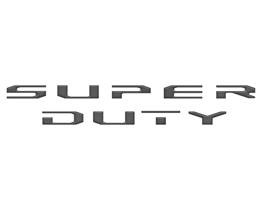 Tailgate Letter Overlays Fits 2020-2022 Ford Super Duty Platinum/Limited/King Ranch Trim Levels