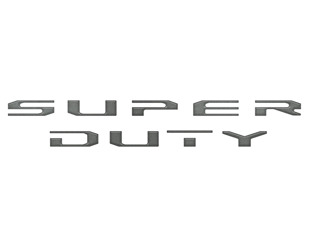 Tailgate Letter Overlays Fits 2020-2022 Ford Super Duty Platinum/Limited/King Ranch Trim Levels