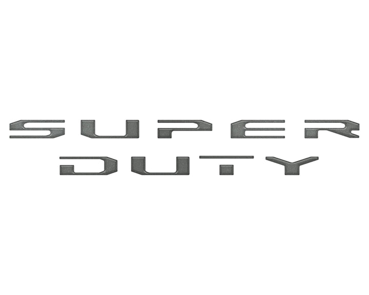 Tailgate Letter Overlays Fits 2020-2022 Ford Super Duty Platinum/Limited/King Ranch Trim Levels