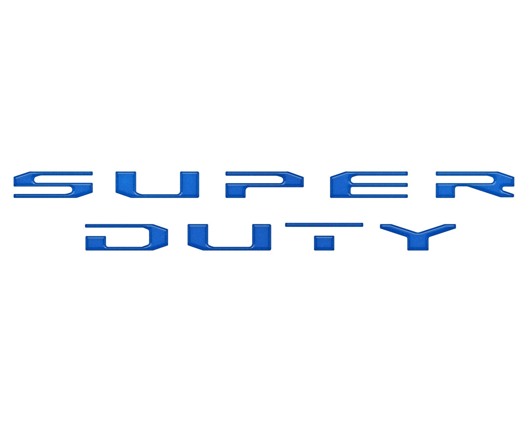 Tailgate Letter Overlays Fits 2020-2022 Ford Super Duty Platinum/Limited/King Ranch Trim Levels