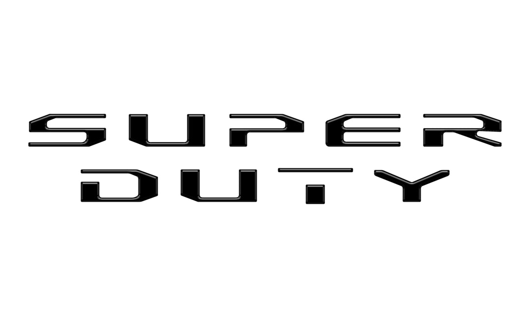 Glovebox Letters Fits 2023-2025 Ford Super Duty