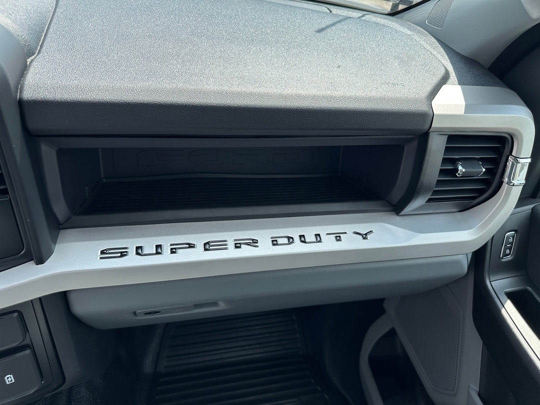 Glovebox Letters Fits 2023-2025 Ford Super Duty