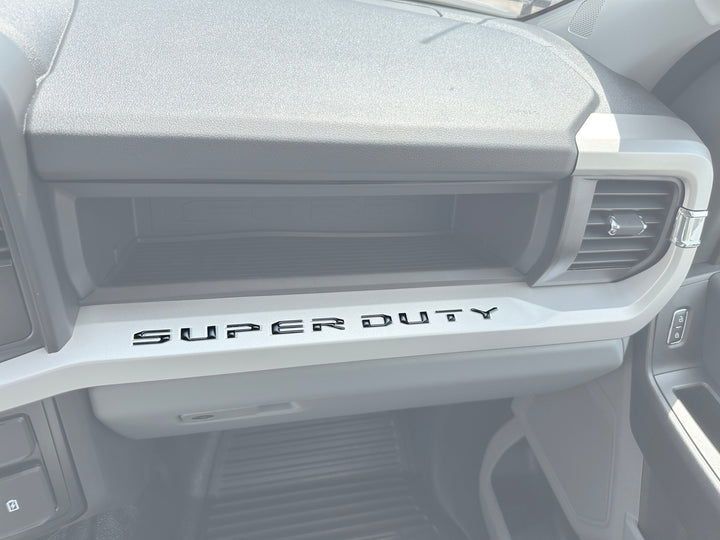 Glovebox Letters Fits 2023-2025 Ford Super Duty