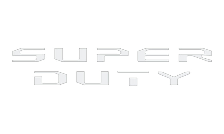 Glovebox Letters Fits 2023-2025 Ford Super Duty