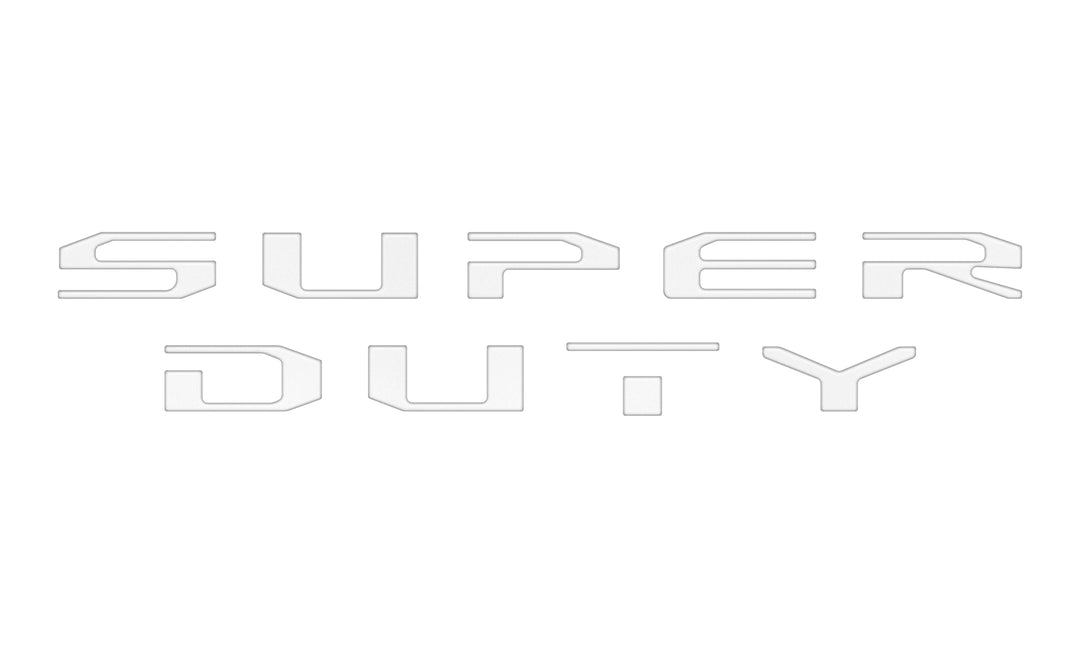 Glovebox Letters Fits 2023-2025 Ford Super Duty