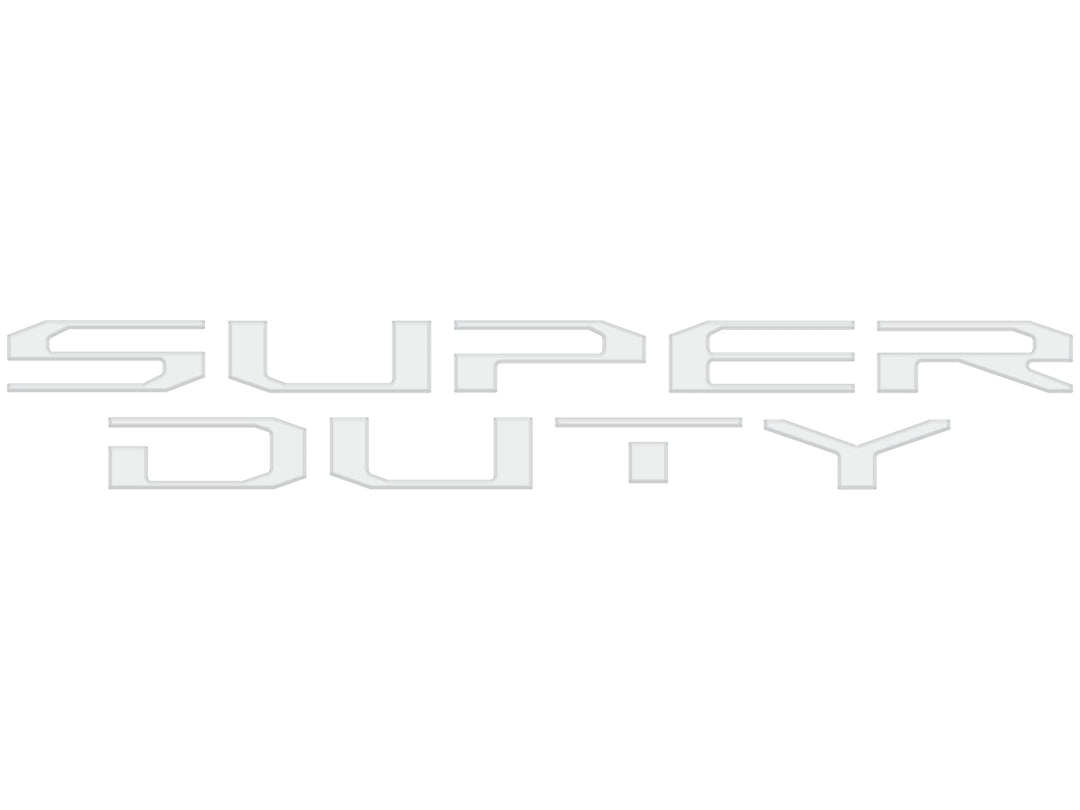 Tailgate Letter Inserts Fits 2023-2026 Ford Super Duty XL/XLT/STX/Tremor/Lariat