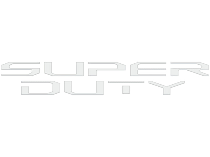 Tailgate Letter Inserts Fits 2023-2026 Ford Super Duty XL/XLT/STX/Tremor/Lariat