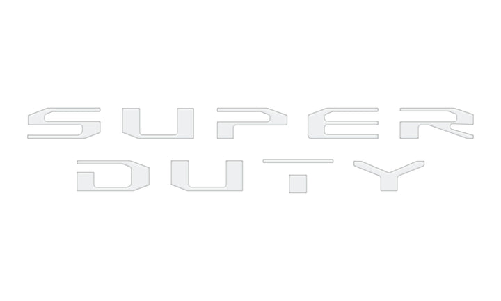 Glovebox Letters Fits 2023-2025 Ford Super Duty