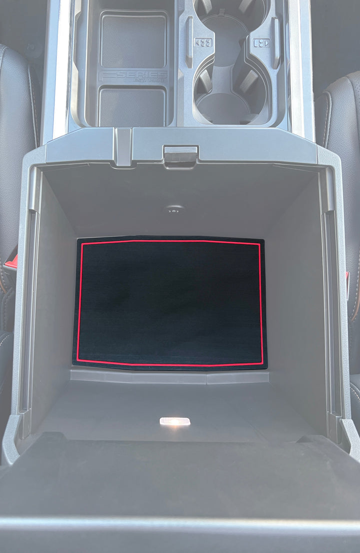 Bucket Seat Center Console Compartment Foam Inserts Fits 2023-2025 Ford Super Duty