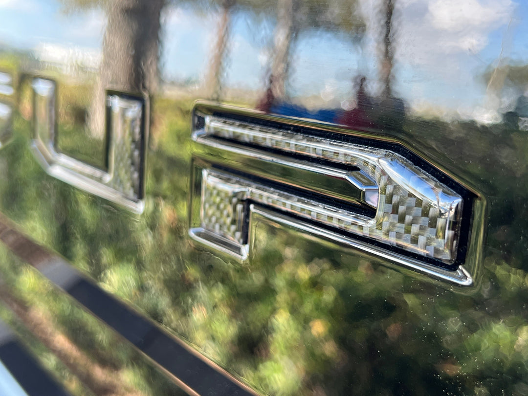 Tailgate Letter Inserts Fits 2025-2026 Ford Super Duty Platinum