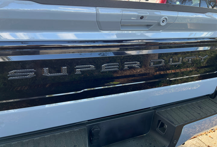Tailgate Letter Inserts Fits 2025-2026 Ford Super Duty Platinum