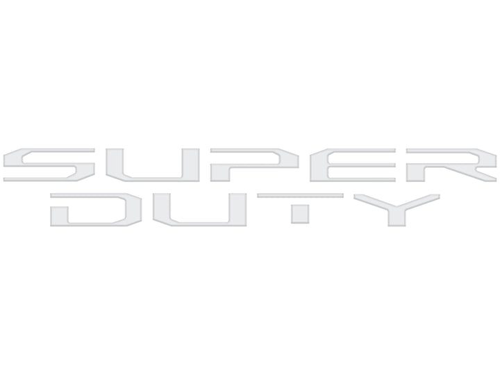 Tailgate Letter Inserts Fits 2025-2026 Ford Super Duty Platinum