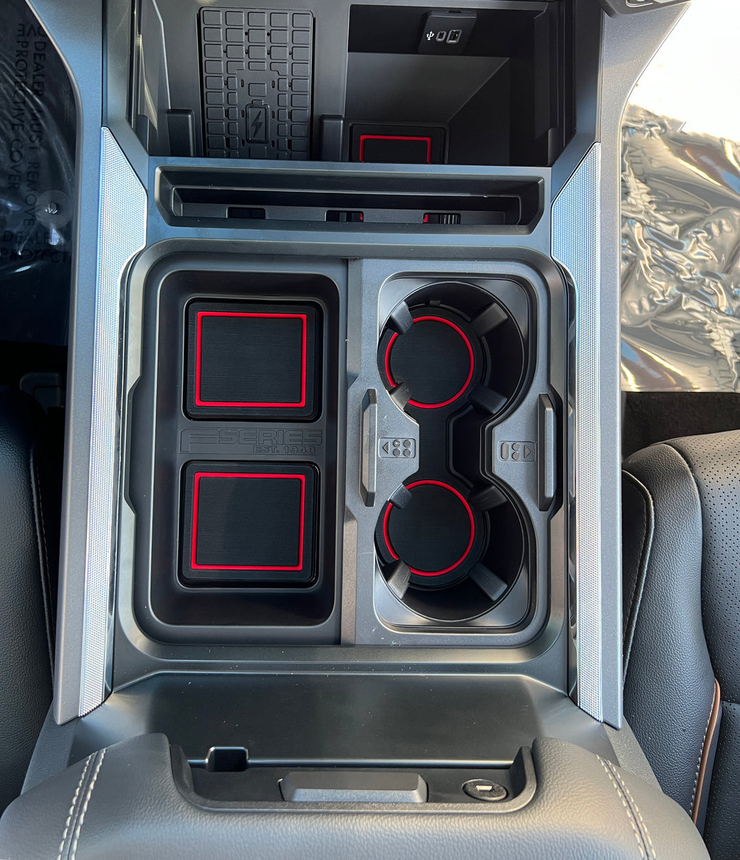 Center Console Foam Inserts Fits 2023-2025 Ford Super Duty