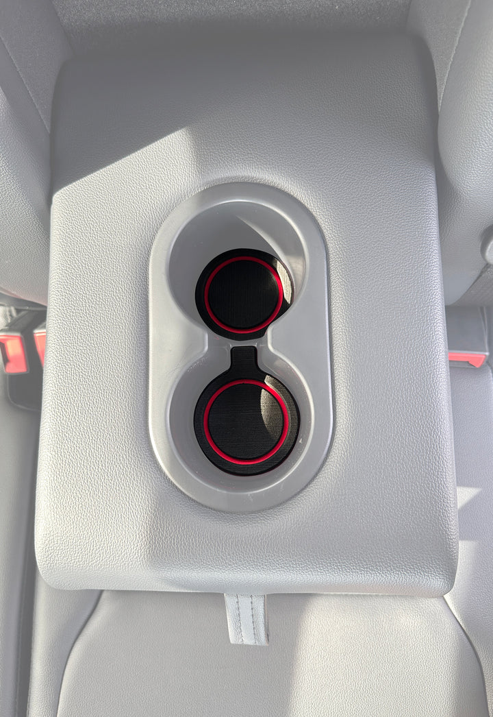 Rear Seat Fold Down Cupholder Foam Inserts Fits 2023-2026 Ford Super Duty