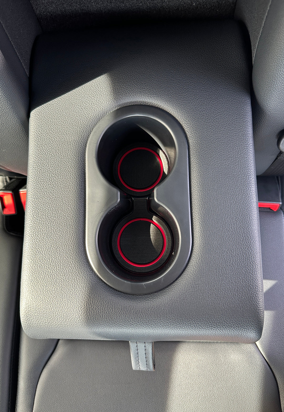 Rear Seat Fold Down Cupholder Foam Inserts Fits 2023-2026 Ford Super Duty