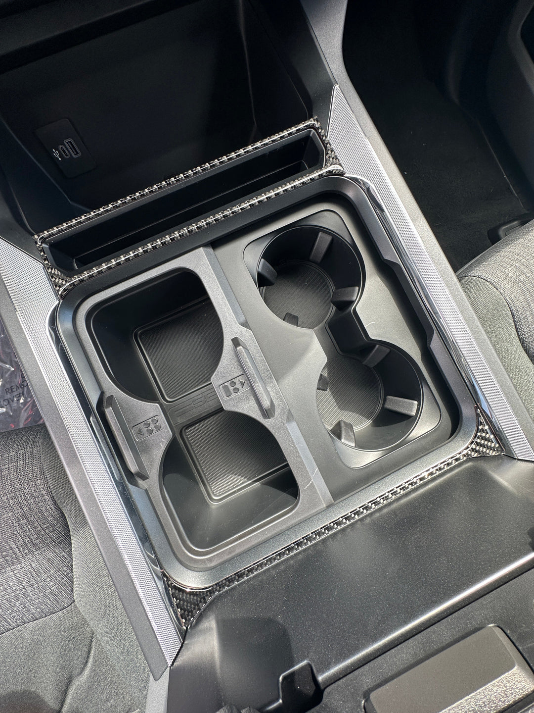 Center Console Accent Trim Fits 2023-2026 Ford Super Duty