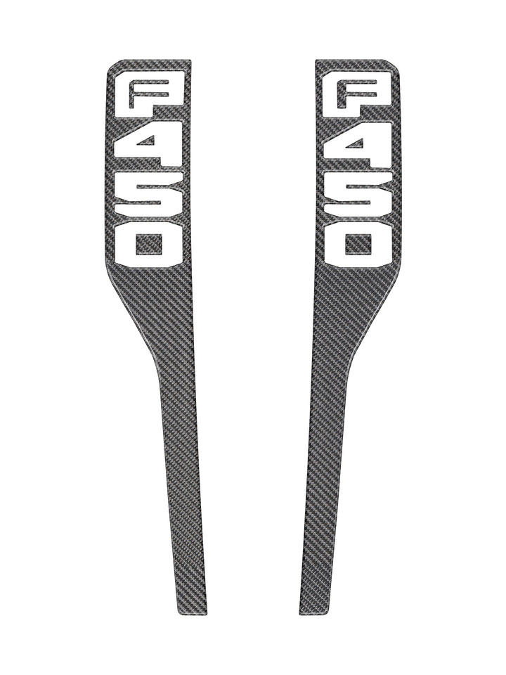 Front Fender Emblem Overlays Fits 2023-2026 Ford Super Duty